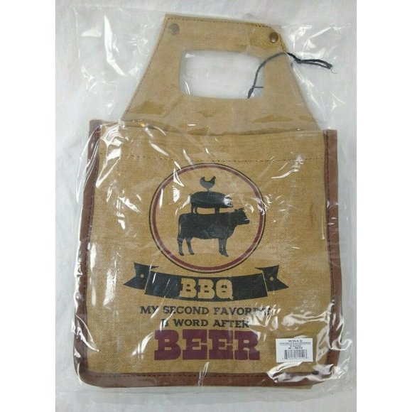 BBQ Favorite B Word Beer Carrier MONA B. - Picture 1 of 3
